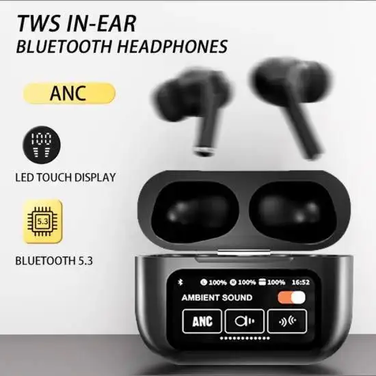 A9 Pro Black Original Full Opti , ANC/ENC Working  10