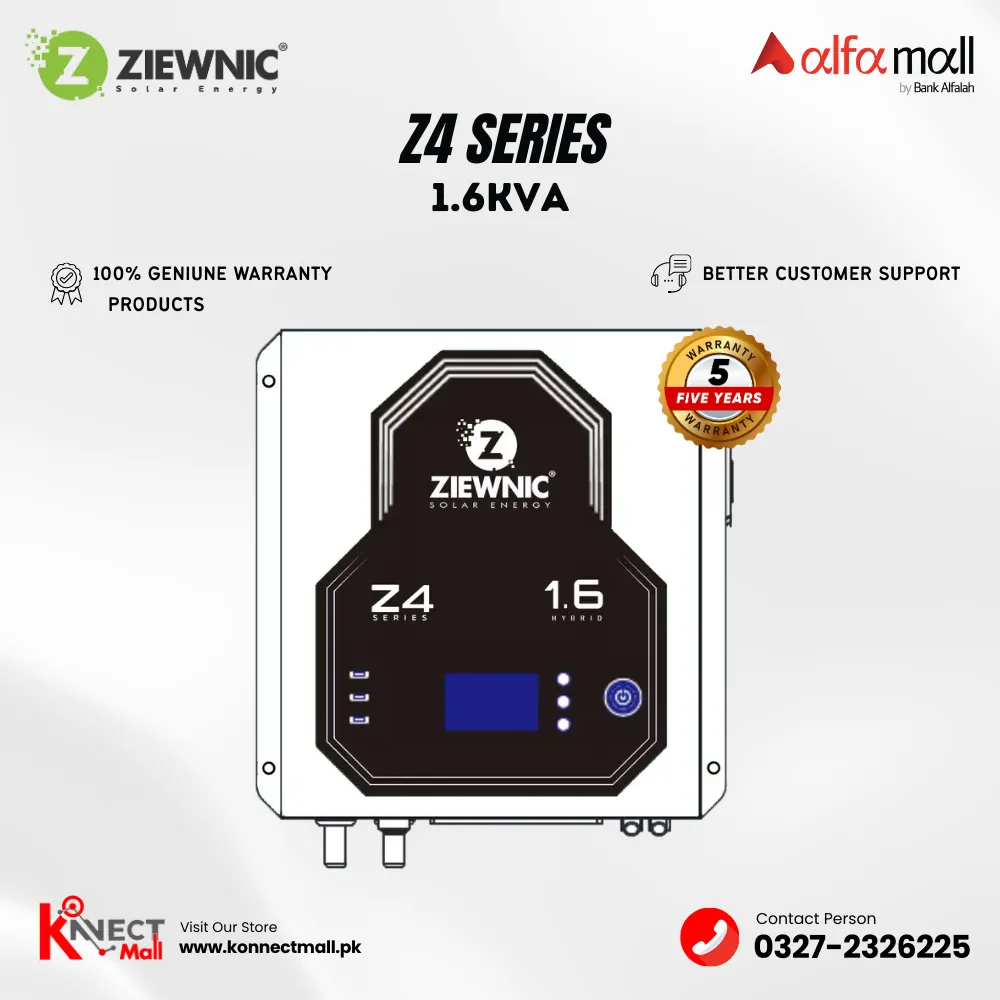 Zionic Inverter ZIEWNIC Z4 Series Inverter UPS HYBRID SOLAR INVERTER 1.6 (KVA ...