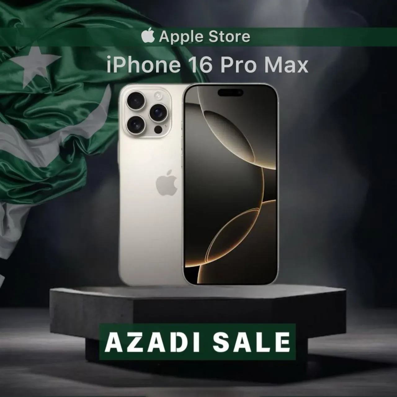 iPhone 16 Pro Max Official Pta Approved With 2Years Official Warranty And Get Care+ -By Official Apple Store