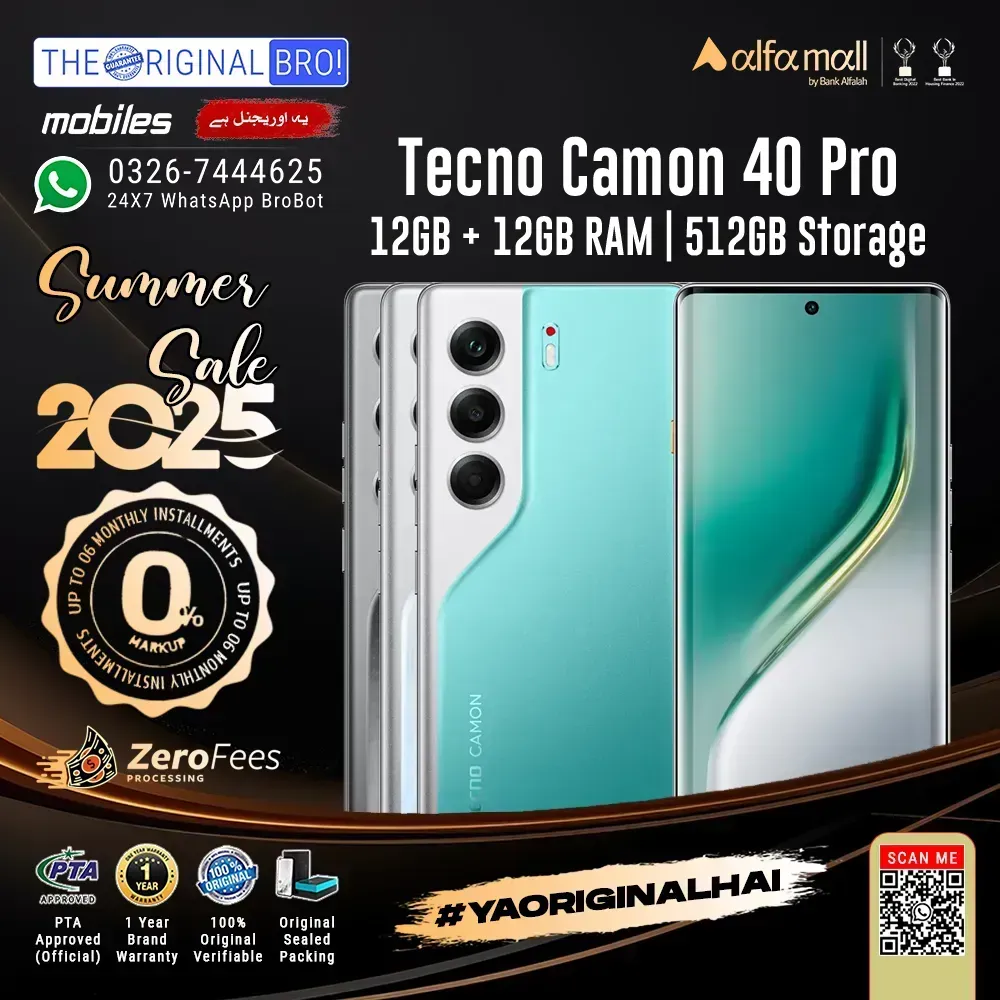 Tecno Camon 40 Pro 8GB RAM 256GB Storage 0 Markup Installments tecno-camon-40-pro-8gb-ram-256gb-storage-0-markup-installments