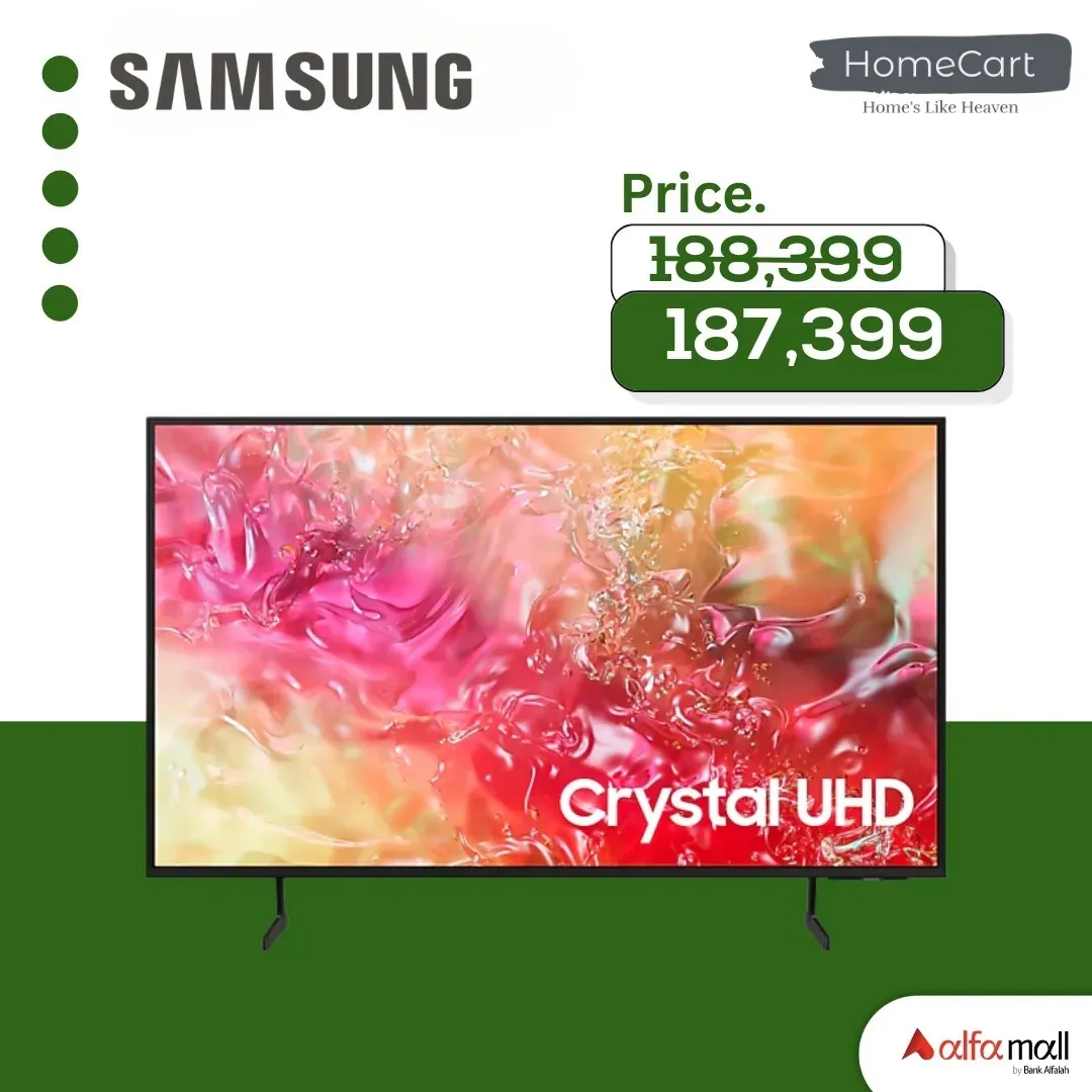 SAMSUNG 55 INCH SMART & 4K CRYSTAL UHD TV MODEL 55DU7000 AT BEST PRICE ...