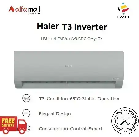 Haier ac 1.5 ton T3 Inverter 19HFAB