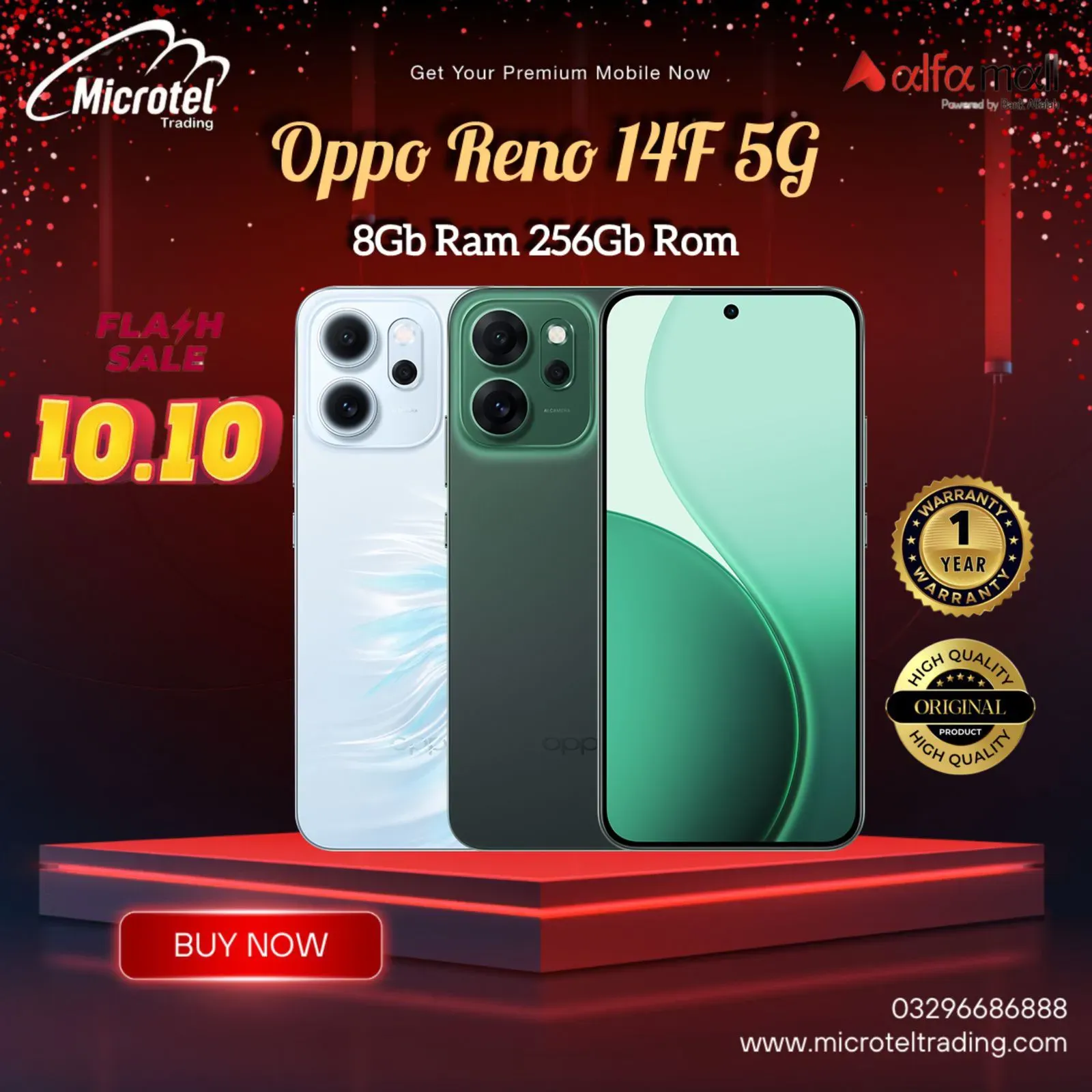 Oppo Reno 14F 5G 8GB 256GB Official Pta Aproved 1Year Official Warranty ...