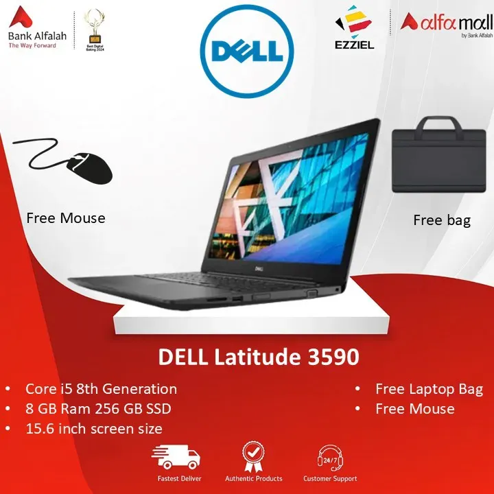 DELL Latitude 3590 | Core i5 8th Generation | 8GB Ram | 256GB Hard