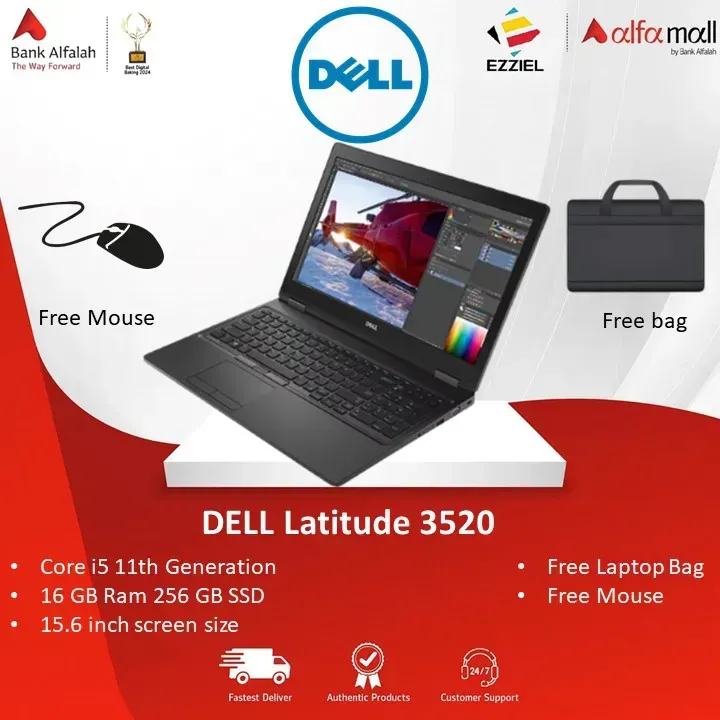 DELL Latitude 3520 | Core i5 11th Generation | 16GB Ram | 256GB