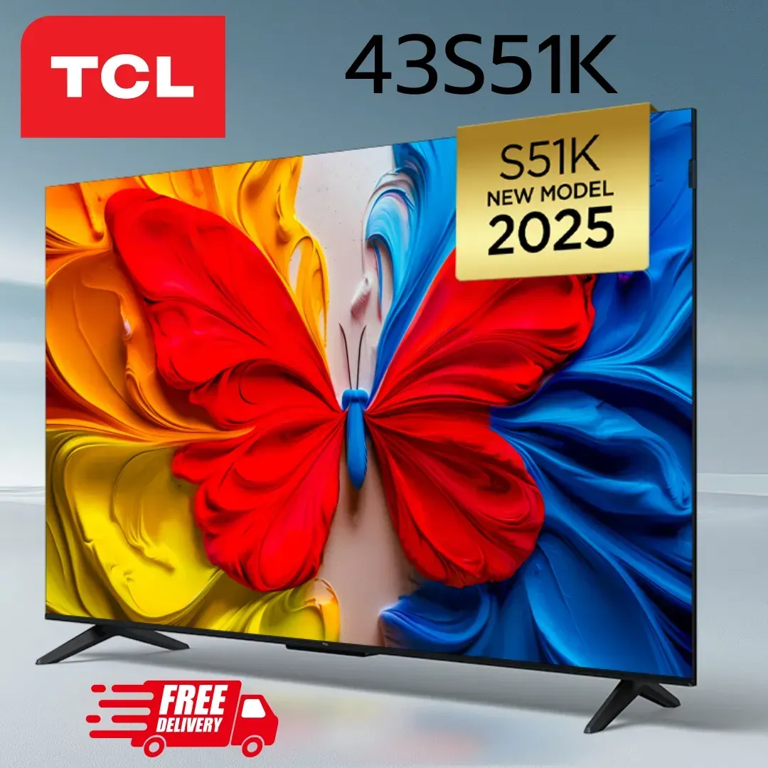 TCL LED TV 43-Inch 43S51K Smart Google TV Quantum Dot Technology