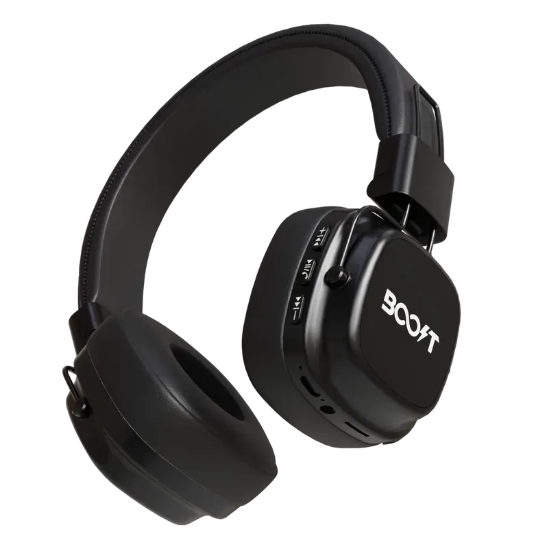 BOOST Harmony Retro Wireless Headset - Matte Black Original Box Pack ...