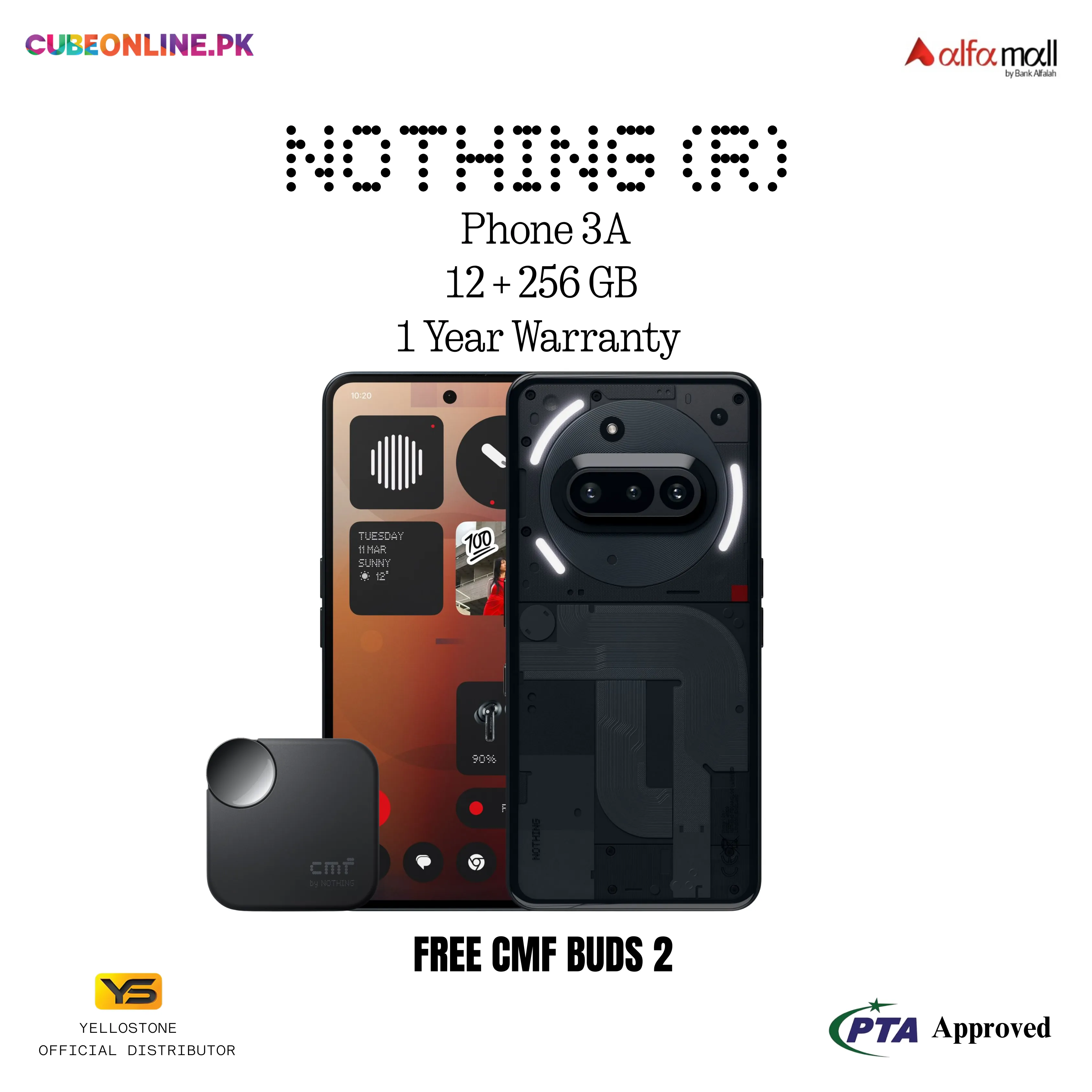 Nothing Phone 3A 12 256GB