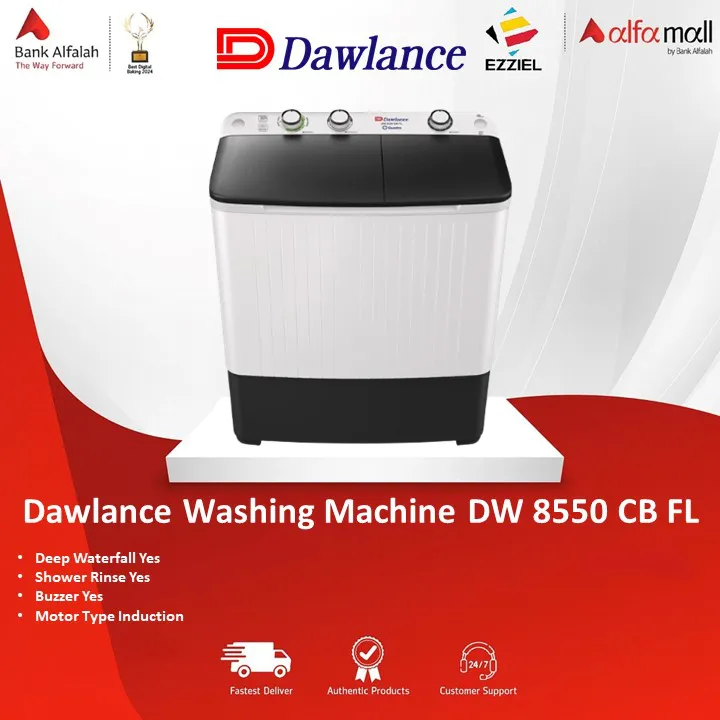 Dawlance Washing Machine Twin Tub DW 8550 CB FL 10KG - ET