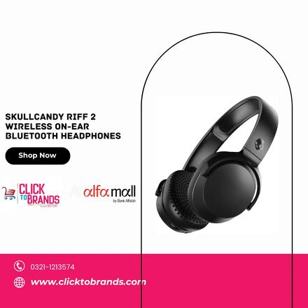 Skullcandy Riff 2 Wireless On-Ear Bluetooth Headphones