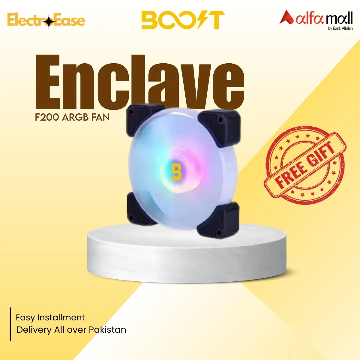 Boost Enclave F200 ARGB Fan Price In Pakistan