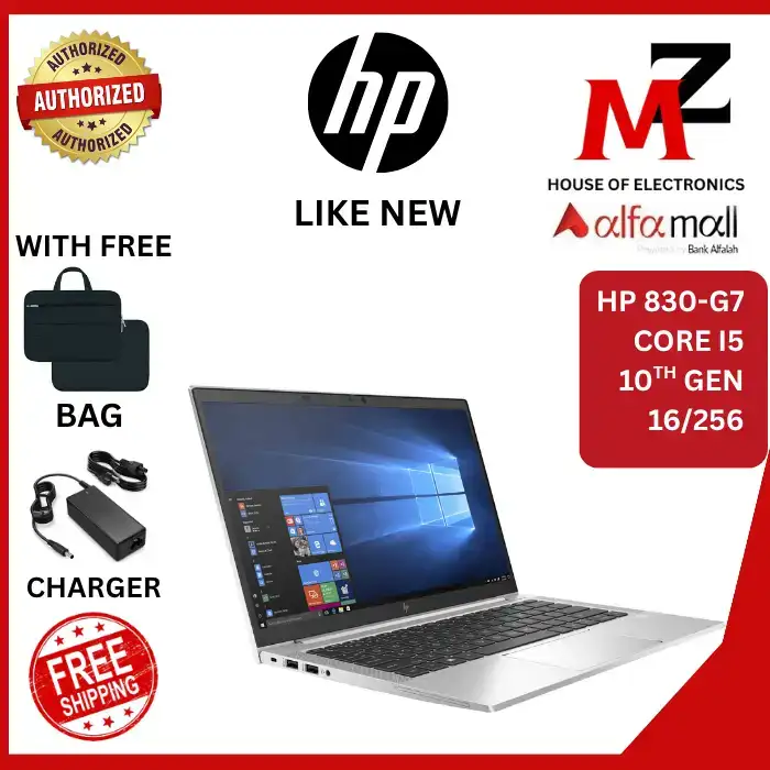 MZ-HP-LAPTOP-830-G7-i5-10th -Gen-16/256-O3-INST