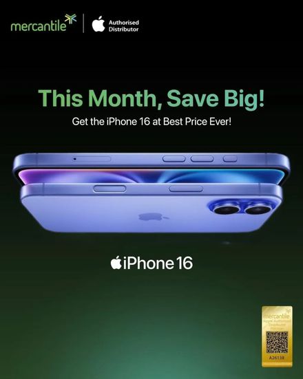 iPhone 16 Official Pta Approved With 2Years Official Warranty And Get Care+ Lowest Price Guranteed By Official Apple Store 3