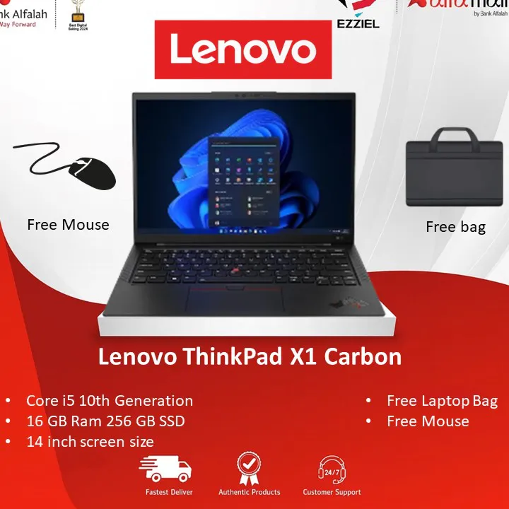 Lenovo ThinkPad X1 Carbon | i5 10th Gen | 16GB RAM | 256GB SSD
