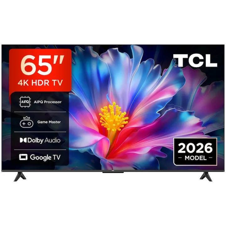 TCL 65-Inch 65P6L 4K Google TV – Smart UHD Google TV with AiPQ