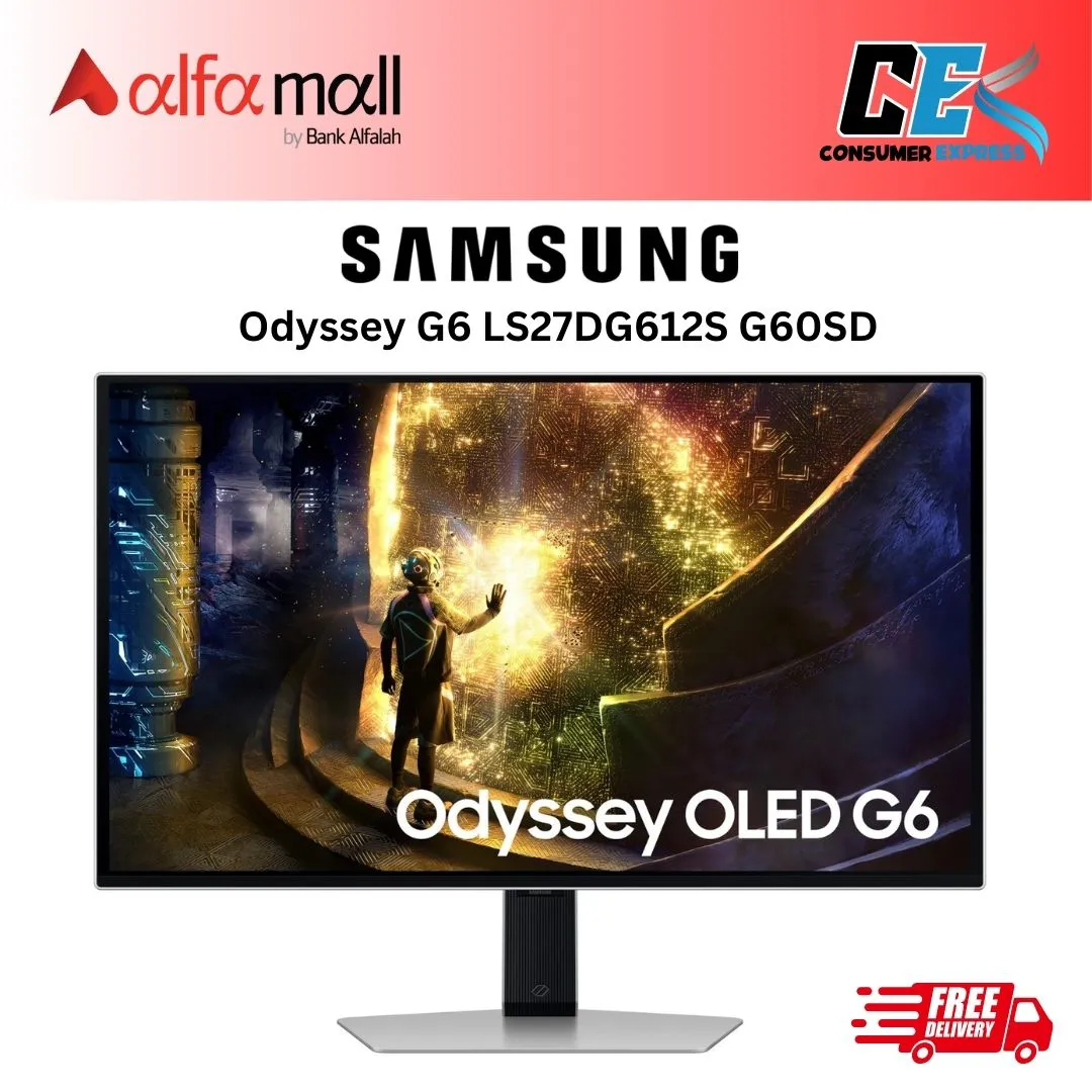 Samsung Odyssey G6 OLED 27-inch QHD 240Hz Gaming Monitor