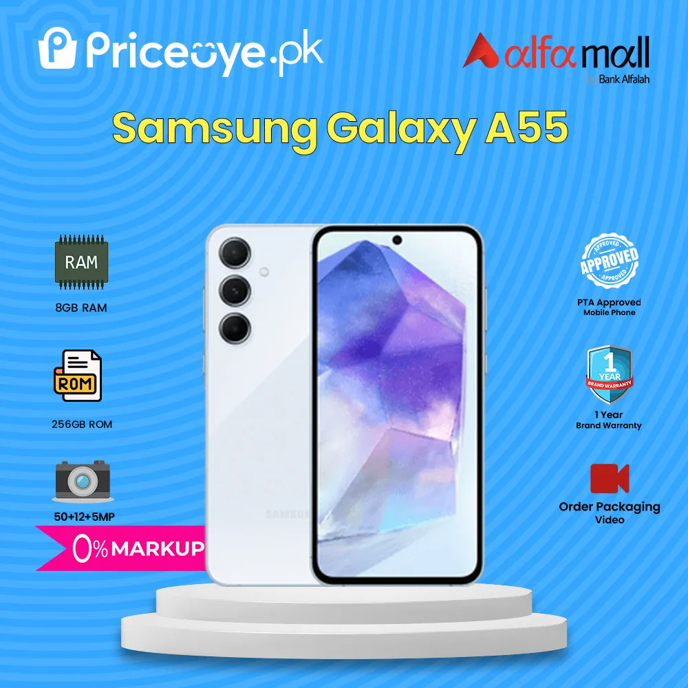 Samsung Galaxy A55 5G 8GB 256GB Lowest Price On Easy Monthly