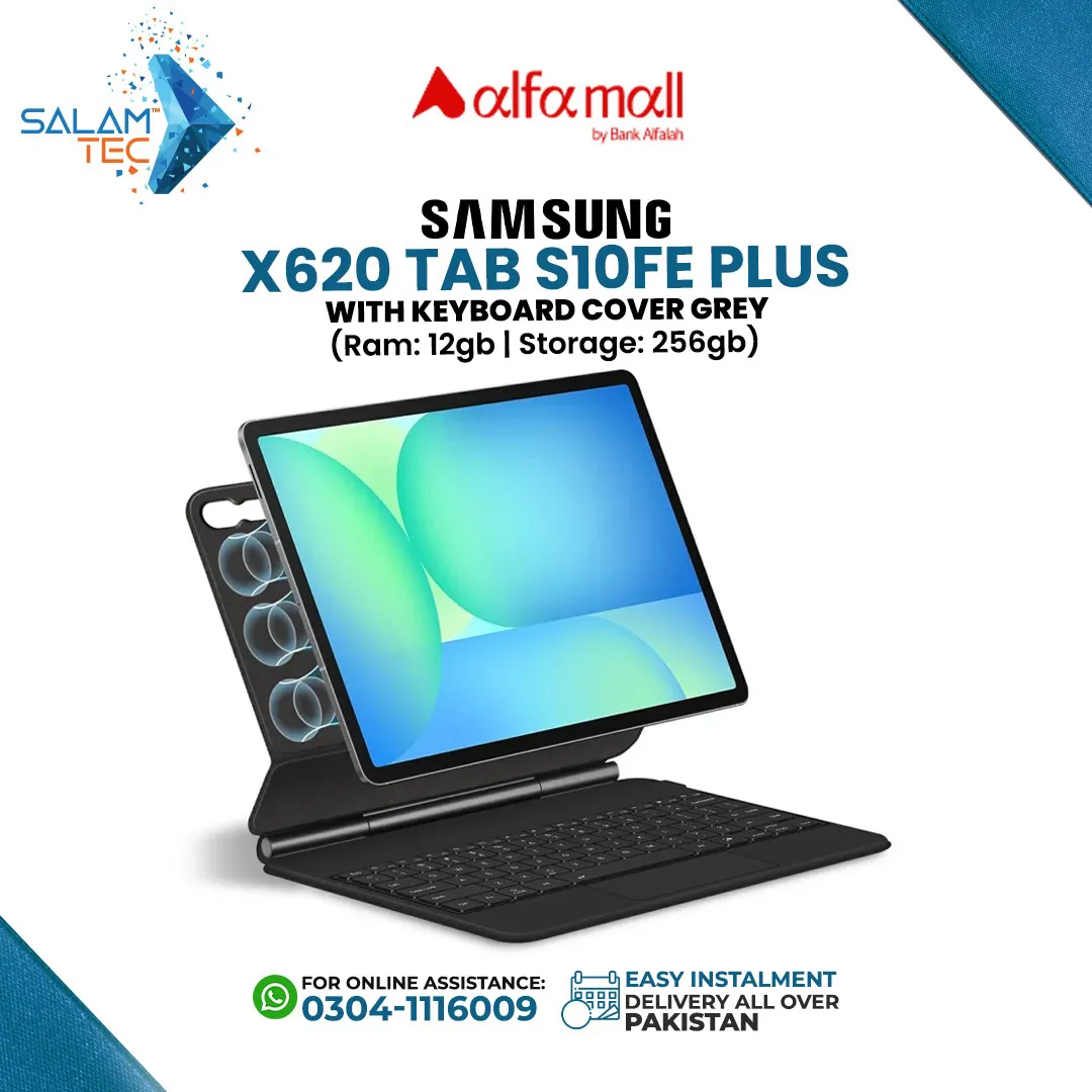 Samsung X620 Tab S10FE Plus Wifi 12GB RAM 256GB Storage With Keyboard ...