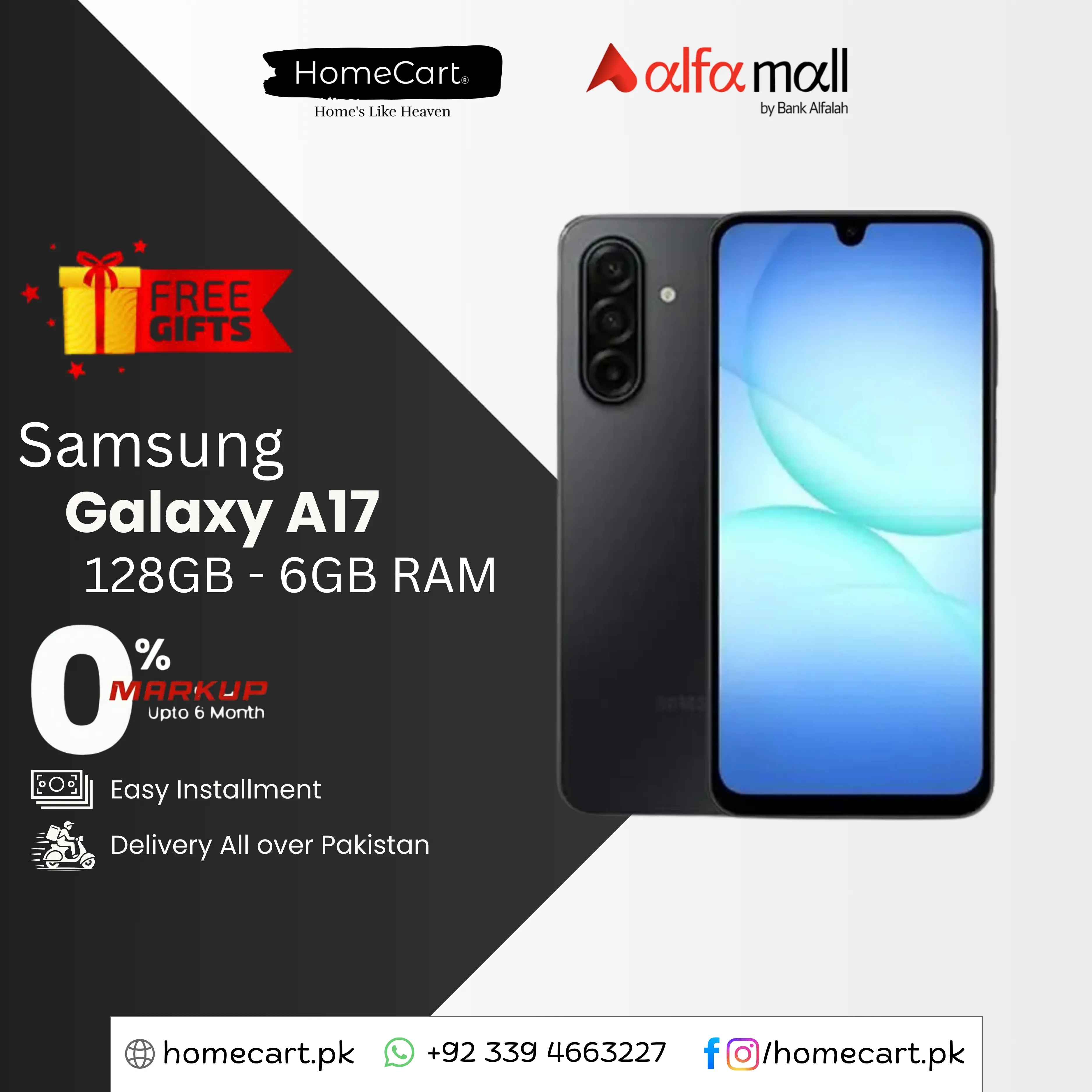Samsung Galaxy A17 dengan desain yang elegan dan premium