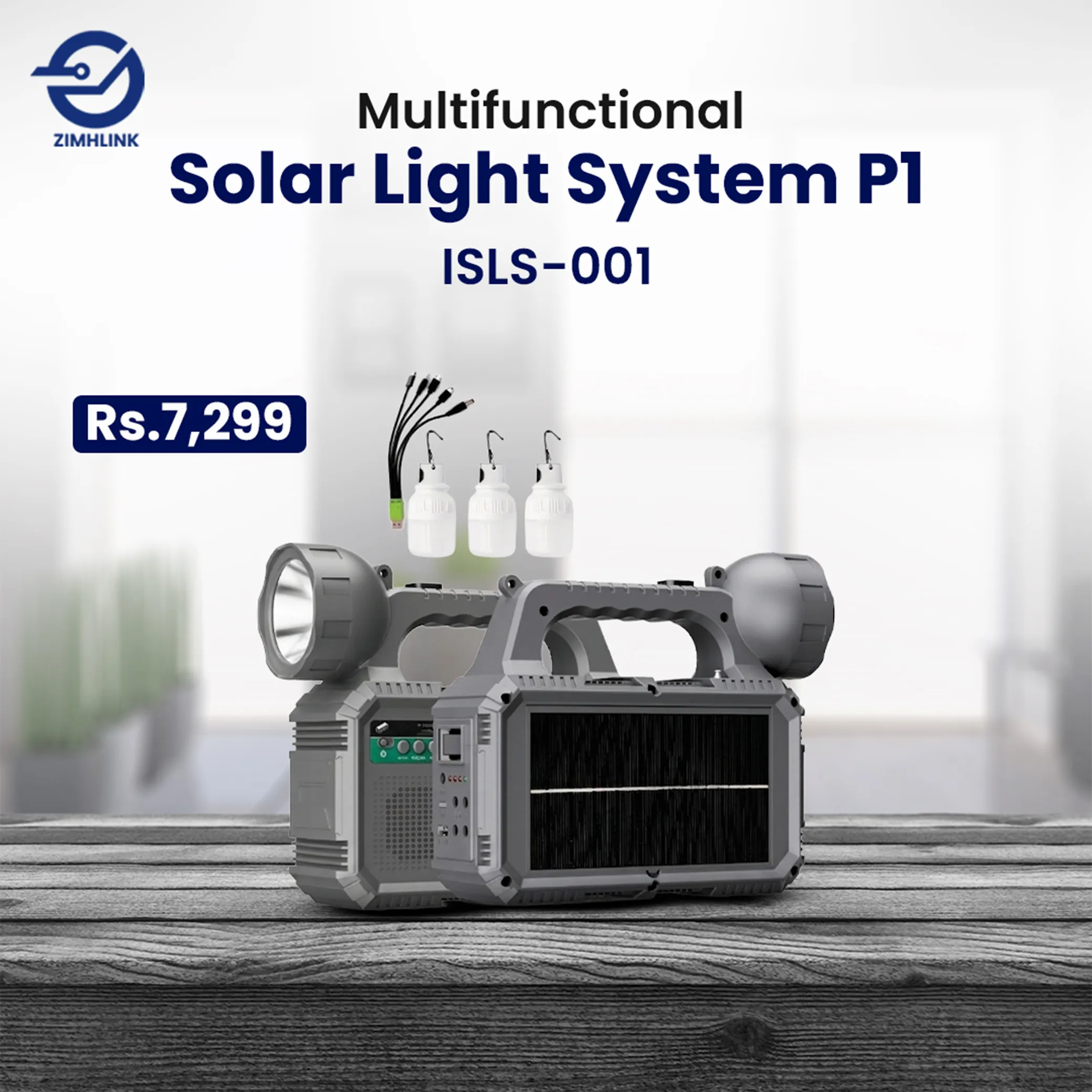 Itel Solar Light System ISLS-001 6V Solar Panel 130pcs High Power LED, Max  Power 30W | Official Warranty-ZL | AlfaMall