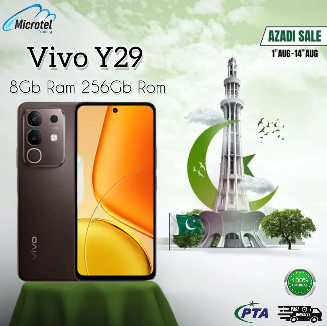 Vivo Y29 8GB 256GB Official Pta Aproved 1Year Official Warranty_On Installment By Microtel Trading24