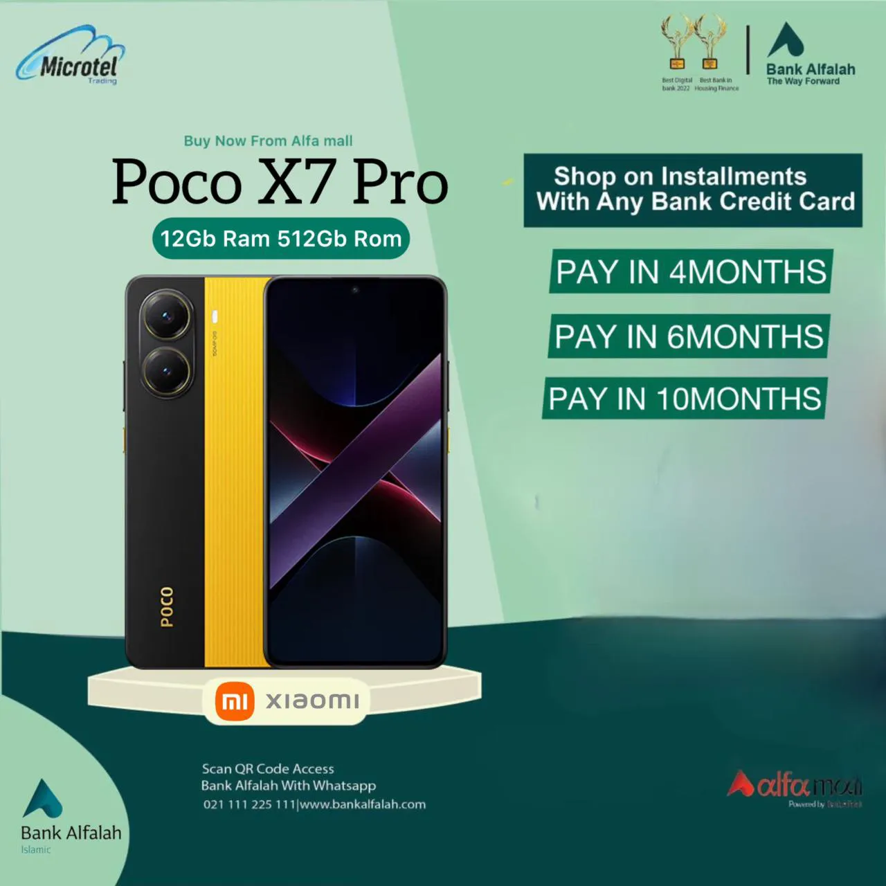Poco Credits Xiaomi Poco X7 Pro 12GB 512GB Official Pta Approved 1Year Official ...