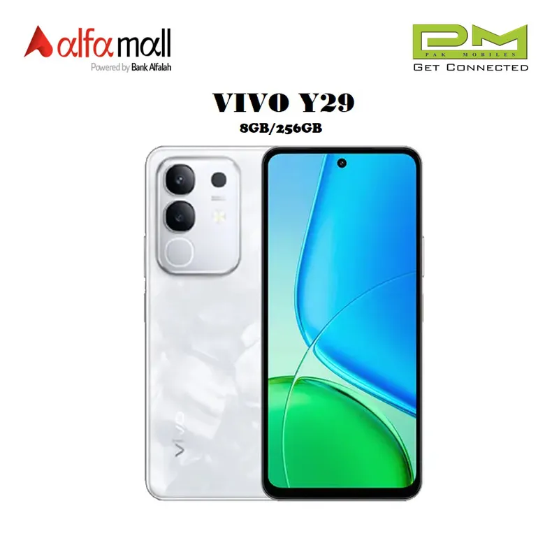 Vivo Y29 - 8GB RAM 256GB ROM - White - Other Banks