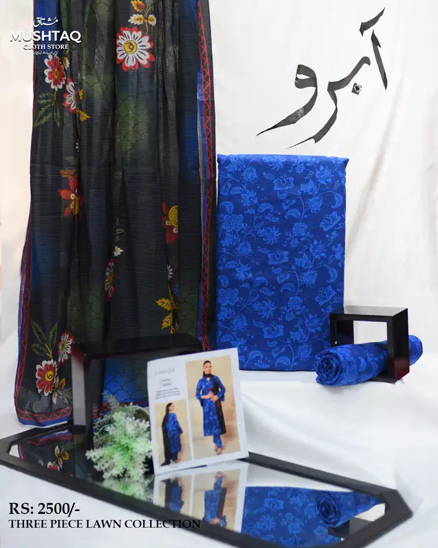 Abroo Three Piece Lawn Collection  Design - 06