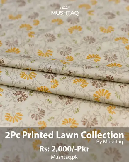 2Pcs Printed Lawn Collection Desgin - 71
