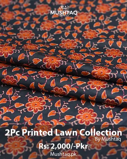 2Pcs Printed Lawn Collection Desgin - 70