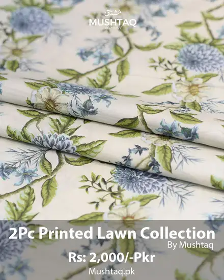 2Pcs Printed Lawn Collection Desgin - 69