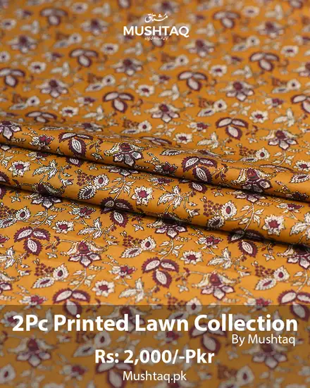 2Pcs Printed Lawn Collection Desgin - 65