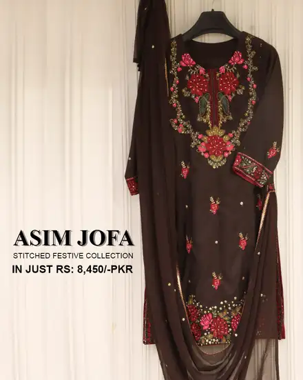 Stitched Festive By Asim Jofa Desgin -1