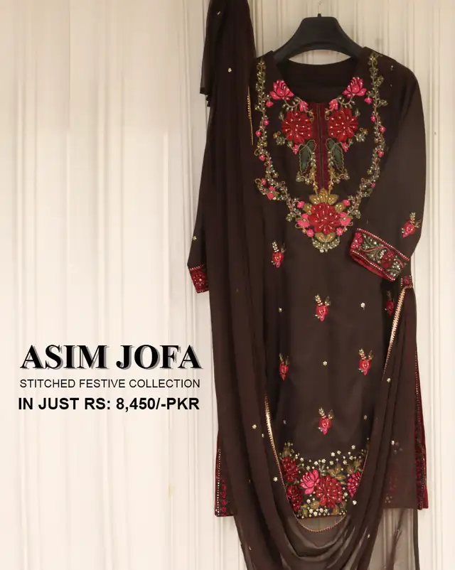 Stitched Festive By Asim Jofa Desgin -1