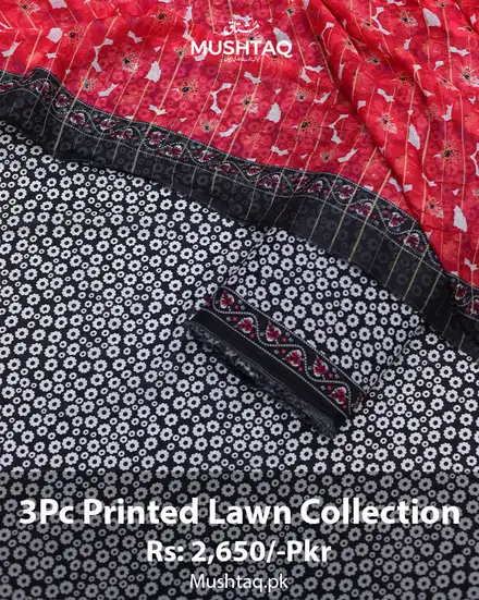 3Pcs Printed Lawn Collection Desgin - 9