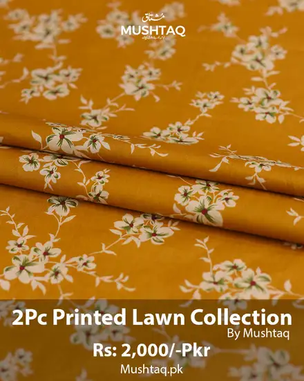 2Pcs Printed Lawn Collection Desgin - 55