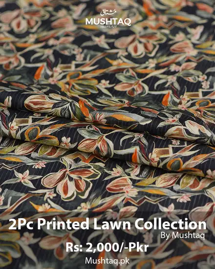 2Pcs Printed Lawn Collection Desgin - 54