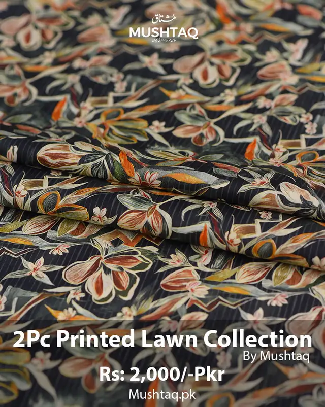 2Pcs Printed Lawn Collection Desgin - 54