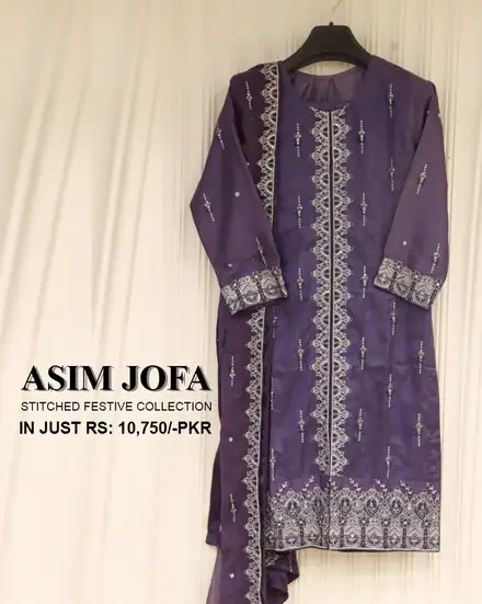 Stitched Festive By Asim Jofa Desgin -2