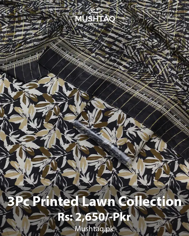 3Pcs Printed Lawn Collection Desgin - 10