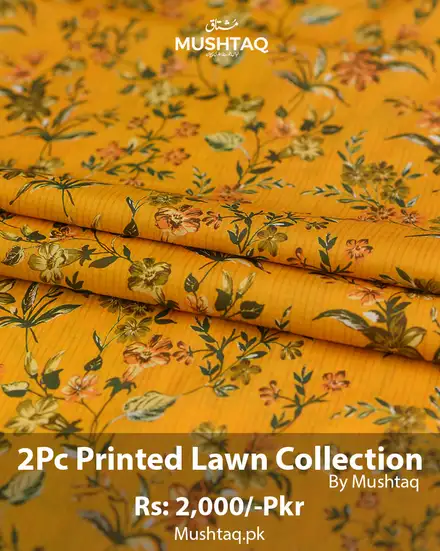 2Pcs Printed Lawn Collection Desgin - 52