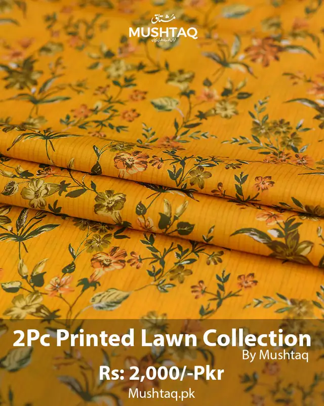 2Pcs Printed Lawn Collection Desgin - 52