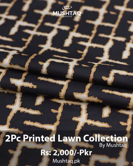 2Pcs Printed Lawn Collection Desgin - 44