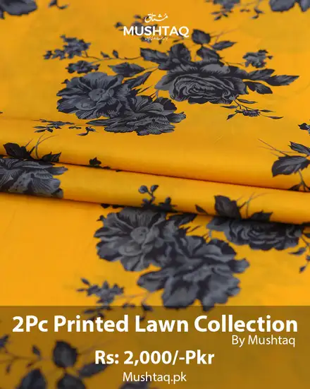 2Pcs Printed Lawn Collection Desgin - 42