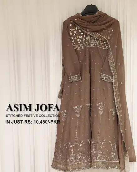 Stitched Festive By Asim Jofa Desgin -4