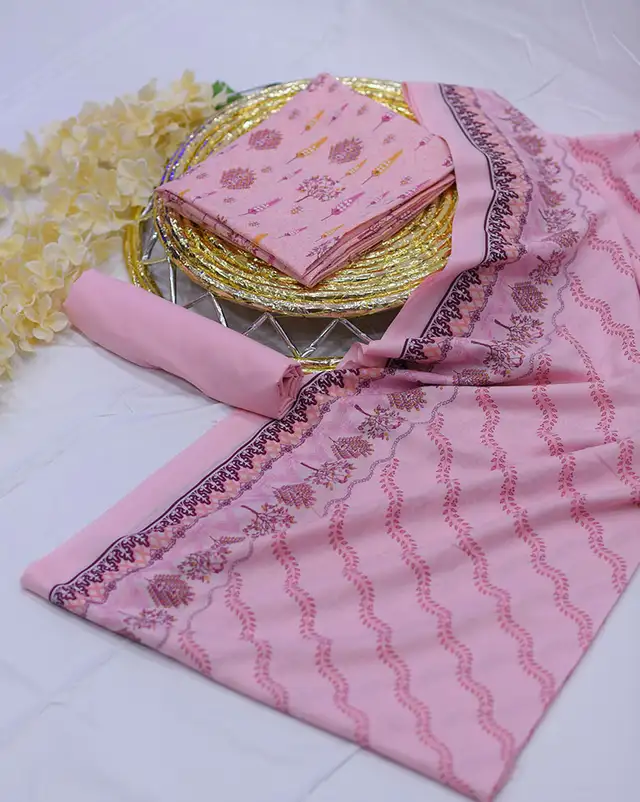 3Pcs Printed Wash and Wear Desgin - 03