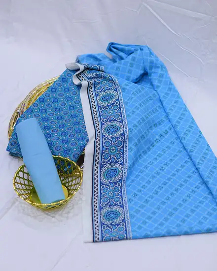 3Pcs Printed Wash and Wear Desgin - 06