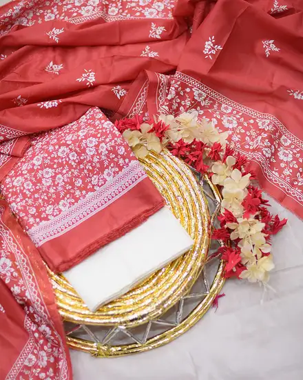 3Pcs Printed Bin Saeed Lawn Collection Desgin - 20