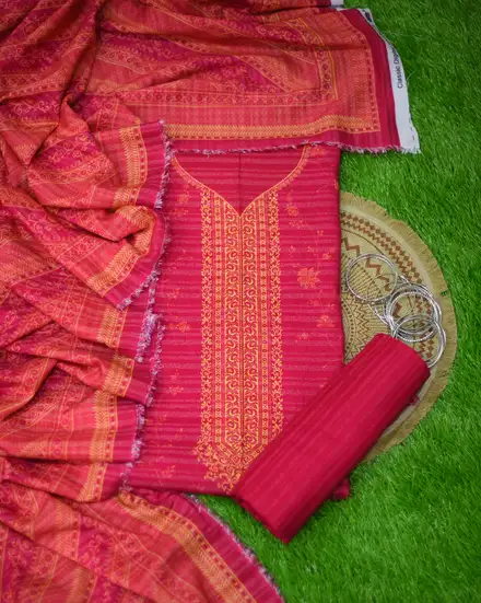 3Pcs Printed Karandi Desgin - 02