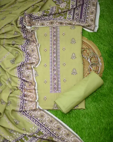 3Pcs Printed Karandi Desgin - 03